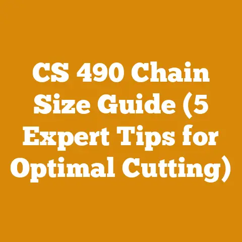 CS 490 Chain Size Guide (5 Expert Tips for Optimal Cutting)