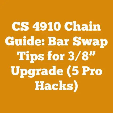 CS 4910 Chain Guide: Bar Swap Tips for 3/8” Upgrade (5 Pro Hacks)