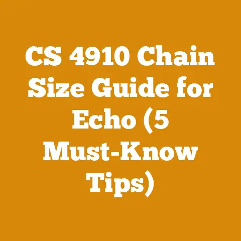 CS 4910 Chain Size Guide for Echo (5 Must-Know Tips)