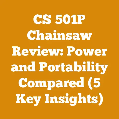 CS 501P Chainsaw Review: Power and Portability Compared (5 Key Insights)