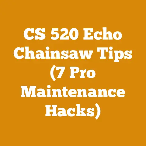 CS 520 Echo Chainsaw Tips (7 Pro Maintenance Hacks)