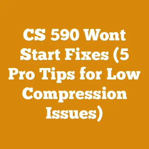 CS 590 Wont Start Fixes (5 Pro Tips for Low Compression Issues)
