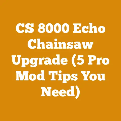 CS 8000 Echo Chainsaw Upgrade (5 Pro Mod Tips You Need)