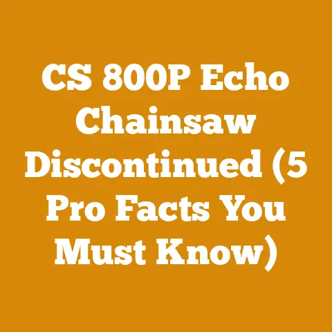 CS 800P Echo Chainsaw Discontinued (5 Pro Facts You Must Know)
