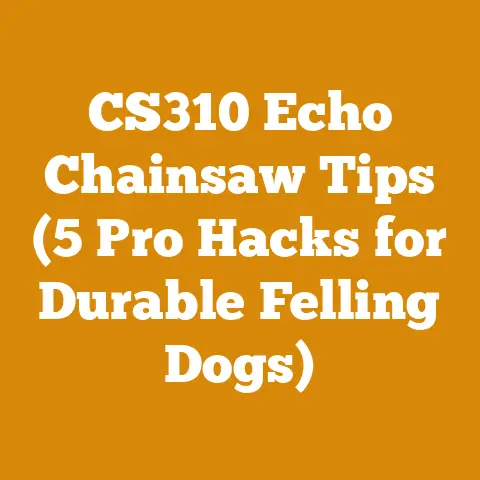 CS310 Echo Chainsaw Tips (5 Pro Hacks for Durable Felling Dogs)