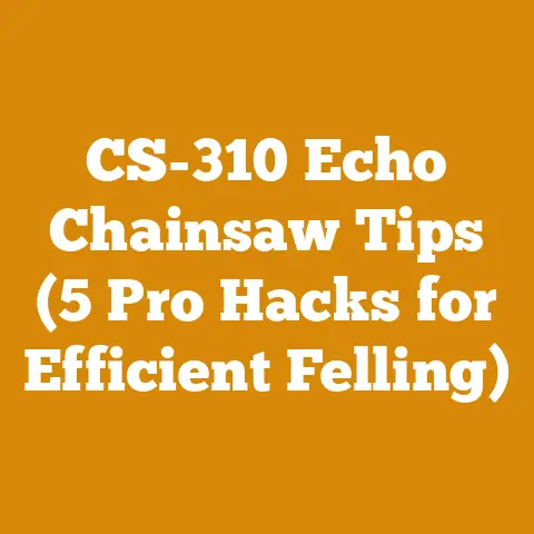 CS-310 Echo Chainsaw Tips (5 Pro Hacks for Efficient Felling)