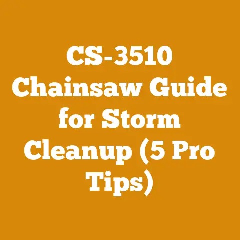 CS-3510 Chainsaw Guide for Storm Cleanup (5 Pro Tips)