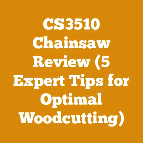 CS3510 Chainsaw Review (5 Expert Tips for Optimal Woodcutting)