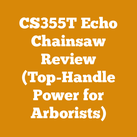 CS355T Echo Chainsaw Review (Top-Handle Power for Arborists)