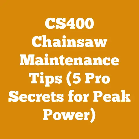 CS400 Chainsaw Maintenance Tips (5 Pro Secrets for Peak Power)