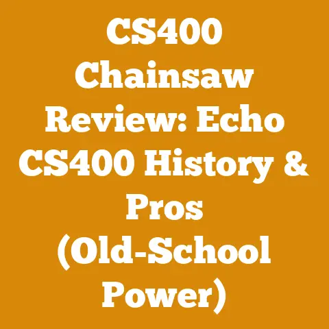 CS400 Chainsaw Review: Echo CS400 History & Pros (Old-School Power)