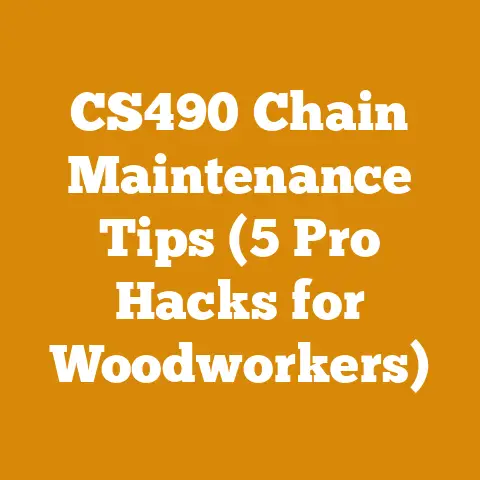CS490 Chain Maintenance Tips (5 Pro Hacks for Woodworkers)
