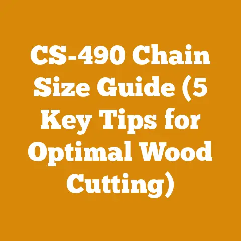 CS-490 Chain Size Guide (5 Key Tips for Optimal Wood Cutting)