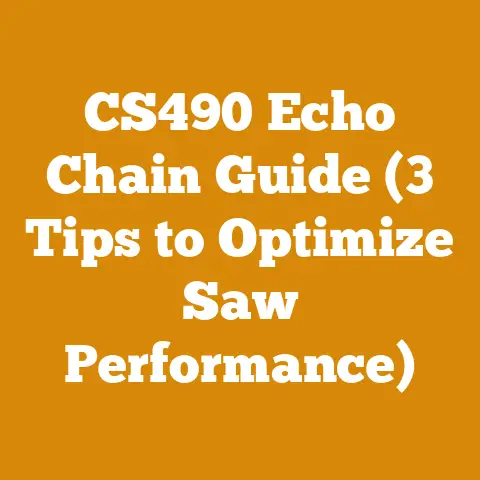 CS490 Echo Chain Guide (3 Tips to Optimize Saw Performance)