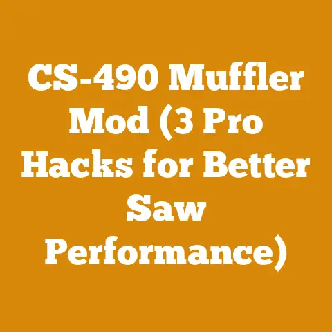 CS-490 Muffler Mod (3 Pro Hacks for Better Saw Performance)