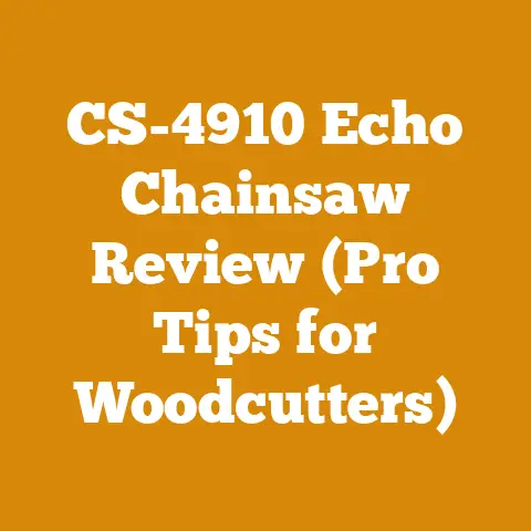 CS-4910 Echo Chainsaw Review (Pro Tips for Woodcutters)