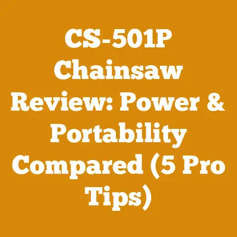 CS-501P Chainsaw Review: Power & Portability Compared (5 Pro Tips)