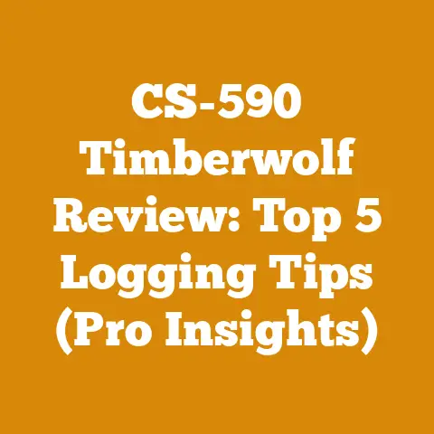 CS-590 Timberwolf Review: Top 5 Logging Tips (Pro Insights)