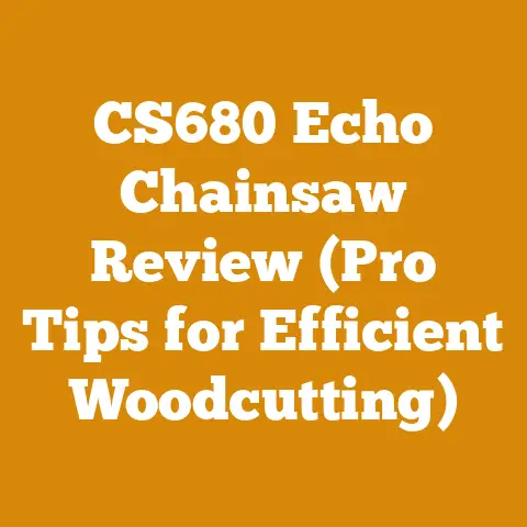 CS680 Echo Chainsaw Review (Pro Tips for Efficient Woodcutting)
