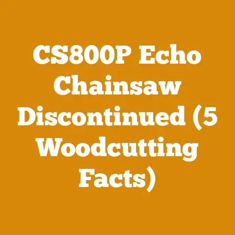 CS800P Echo Chainsaw Discontinued (5 Woodcutting Facts)