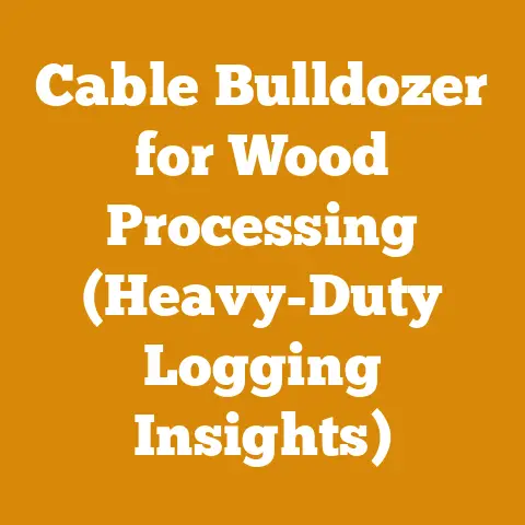 Cable Bulldozer for Wood Processing (Heavy-Duty Logging Insights)
