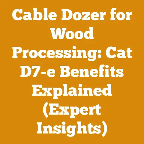 Cable Dozer for Wood Processing: Cat D7-e Benefits Explained (Expert Insights)