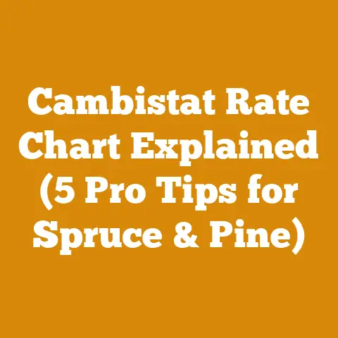 Cambistat Rate Chart Explained (5 Pro Tips for Spruce & Pine)