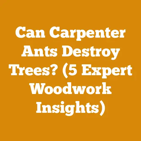 Can Carpenter Ants Destroy Trees? (5 Expert Woodwork Insights)