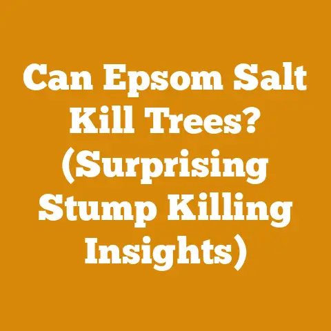 Can Epsom Salt Kill Trees? (Surprising Stump Killing Insights)