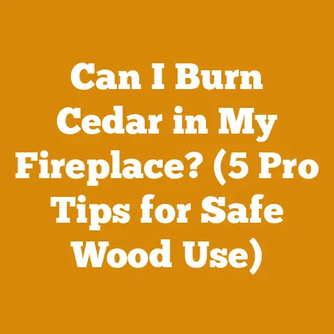 Can I Burn Cedar in My Fireplace? (5 Pro Tips for Safe Wood Use)
