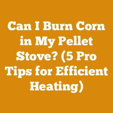 Can I Burn Corn in My Pellet Stove? (5 Pro Tips for Efficient Heating)
