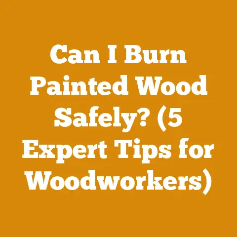 Can I Burn Painted Wood Safely? (5 Expert Tips for Woodworkers)
