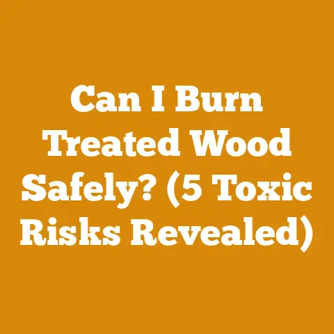 Can I Burn Treated Wood Safely? (5 Toxic Risks Revealed)