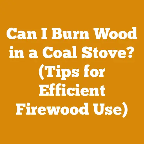 Can I Burn Wood in a Coal Stove? (Tips for Efficient Firewood Use)