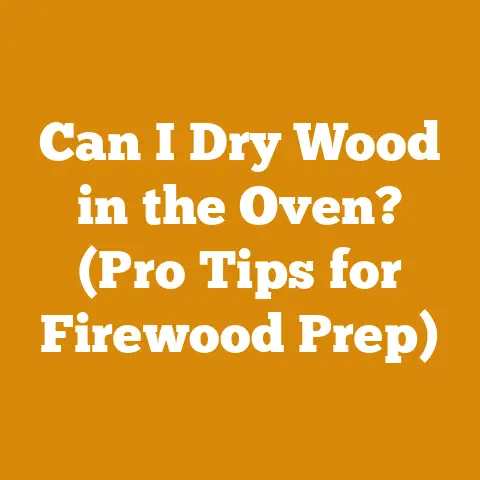 Can I Dry Wood in the Oven? (Pro Tips for Firewood Prep)