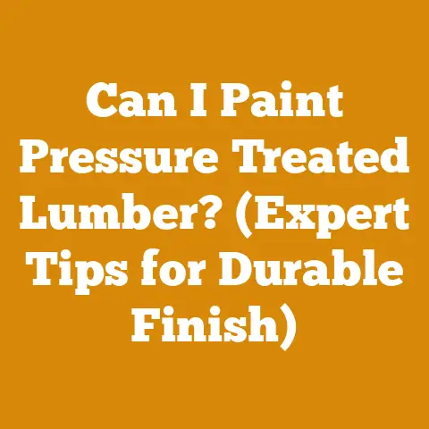 Can I Paint Pressure Treated Lumber? (Expert Tips for Durable Finish)