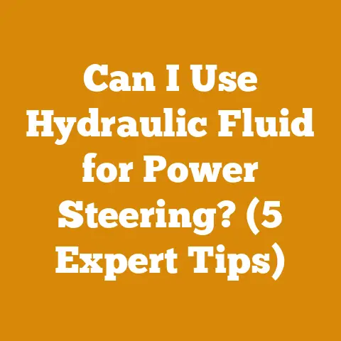 Can I Use Hydraulic Fluid for Power Steering? (5 Expert Tips)