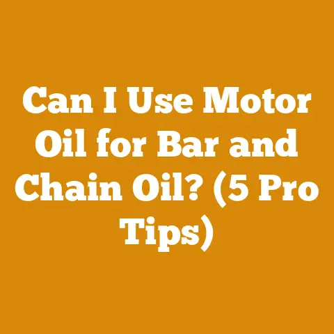 Can I Use Motor Oil for Bar and Chain Oil? (5 Pro Tips)