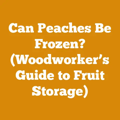 Can Peaches Be Frozen? (Woodworker’s Guide to Fruit Storage)