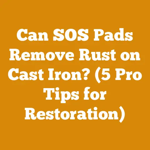 Can SOS Pads Remove Rust on Cast Iron? (5 Pro Tips for Restoration)