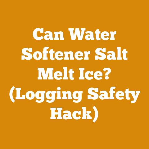 Can Water Softener Salt Melt Ice? (Logging Safety Hack)