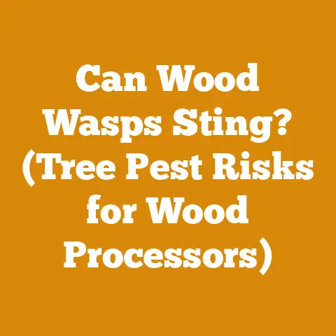 Can Wood Wasps Sting? (Tree Pest Risks for Wood Processors)