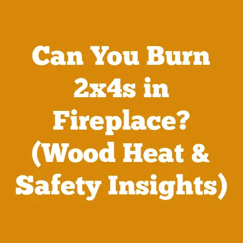 Can You Burn 2x4s in Fireplace? (Wood Heat & Safety Insights)