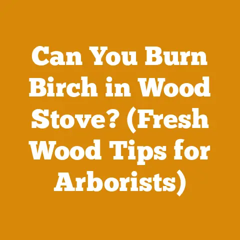 Can You Burn Birch in Wood Stove? (Fresh Wood Tips for Arborists)