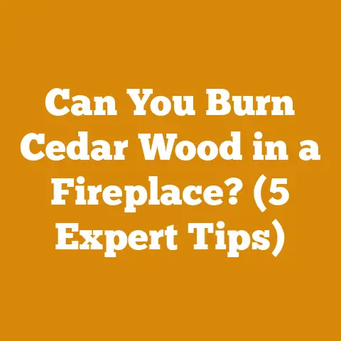 Can You Burn Cedar Wood in a Fireplace? (5 Expert Tips)