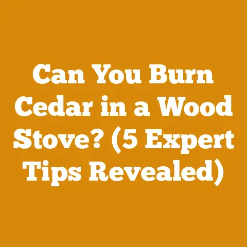 Can You Burn Cedar in a Wood Stove? (5 Expert Tips Revealed)