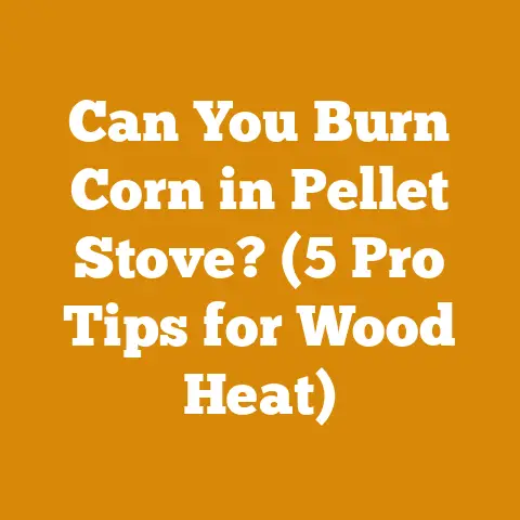 Can You Burn Corn in Pellet Stove? (5 Pro Tips for Wood Heat)