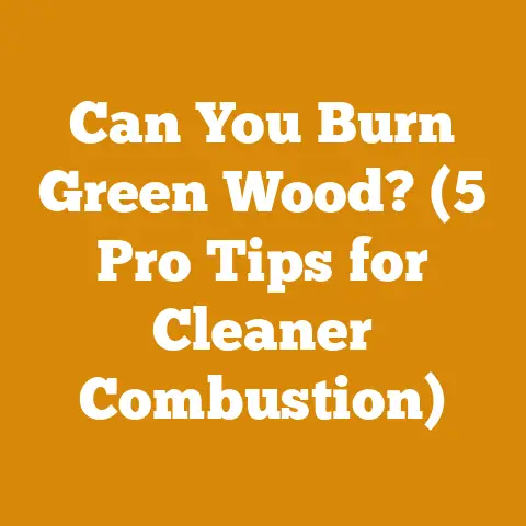 Can You Burn Green Wood? (5 Pro Tips for Cleaner Combustion)