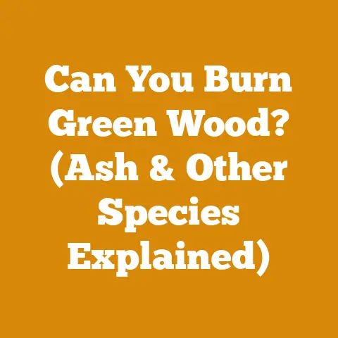 Can You Burn Green Wood? (Ash & Other Species Explained)