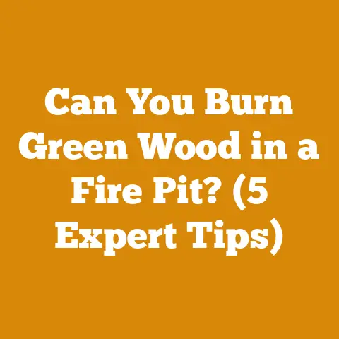 Can You Burn Green Wood in a Fire Pit? (5 Expert Tips)
